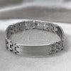Pulsera Solida 03.63.22935.08 Acero Inoxidable, Pulido, Tono Plateado (11 MM Thickness, 8 Inches Length)