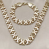 Collar y Pulsera 06.331.0006 Oro Laminado, Pulido, Tono Dorado