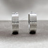 Argolla Huggie 02.63.2767.10 Acero Inoxidable, Pulido, Tono Plateado