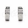 Argolla Huggie 02.63.2767.10 Acero Inoxidable, Pulido, Tono Plateado
