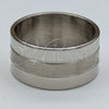 Anillo de Hombre 01.63.0581.07 Acero Inoxidable, Pulido, Tono Plateado (Size 7)