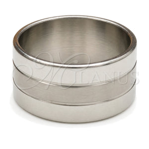 Anillo de Hombre 01.63.0581.07 Acero Inoxidable, Pulido, Tono Plateado (Size 7)