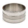 Anillo de Hombre 01.63.0581.07 Acero Inoxidable, Pulido, Tono Plateado (Size 7)