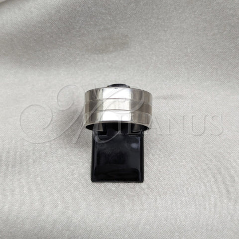 Anillo de Hombre 01.63.0581.07 Acero Inoxidable, Pulido, Tono Plateado (Size 7)