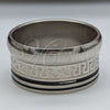 Anillo de Hombre 01.63.0582.07 Acero Inoxidable, Pulido, Tono Plateado (Size 7)