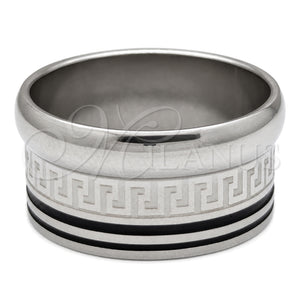 Anillo de Hombre 01.63.0582.07 Acero Inoxidable, Pulido, Tono Plateado (Size 7)