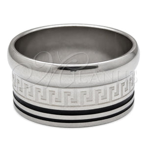 Anillo de Hombre 01.63.0582.07 Acero Inoxidable, Pulido, Tono Plateado (Size 7)
