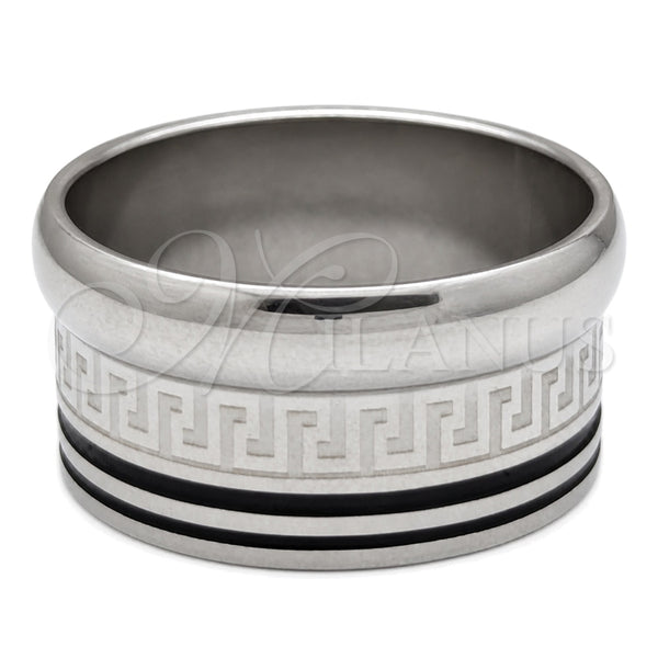 Anillo de Hombre 01.63.0582.07 Acero Inoxidable, Pulido, Tono Plateado (Size 7)