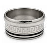 Anillo de Hombre 01.63.0582.08 Acero Inoxidable, Pulido, Tono Plateado (Tamaño 8)