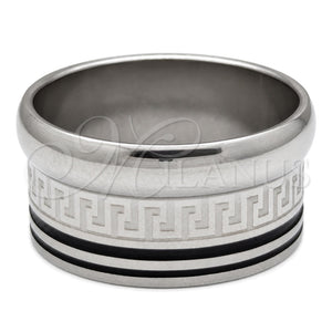 Anillo de Hombre 01.63.0582.08 Acero Inoxidable, Pulido, Tono Plateado (Size 8)