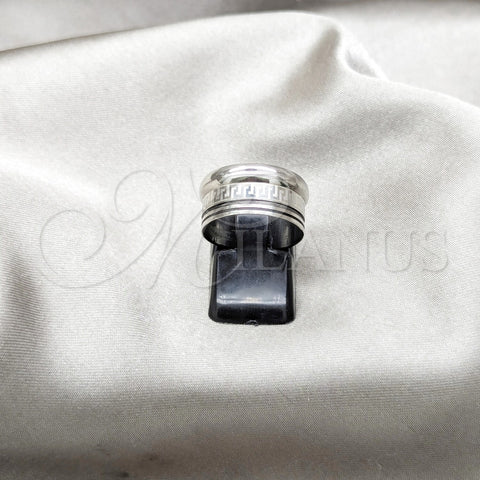 Anillo de Hombre 01.63.0582.09 Acero Inoxidable, Pulido, Tono Plateado (Size 9)