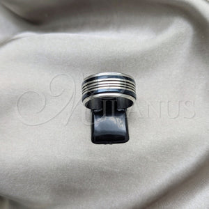 Anillo de Hombre 01.63.0585.08 Acero Inoxidable, Diseño de Duplo, Pulido, Tono Plateado (Size 8)