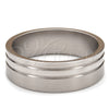 Anillo de Hombre 01.63.0589.09 Acero Inoxidable, Diseño de Duplo, Pulido, Tono Plateado (Size 9)