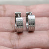 Argolla Huggie 02.63.2769.10 Acero Inoxidable, Pulido, Tono Plateado