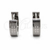 Argolla Huggie 02.63.2769.10 Acero Inoxidable, Pulido, Tono Plateado