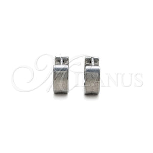 Argolla Huggie 02.63.2770.07 Acero Inoxidable, Diseño de Estrella, Pulido, Tono Plateado