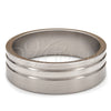 Anillo de Hombre 01.63.0589.07 Acero Inoxidable, Diseño de Duplo, Pulido, Tono Plateado (Size 7)