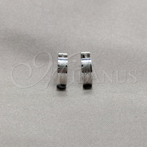 Argolla Huggie 02.63.2773.10 Acero Inoxidable, Pulido, Tono Plateado
