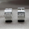 Argolla Huggie 02.63.2776.10 Acero Inoxidable, Diseño de Escorpión, Pulido, Tono Plateado