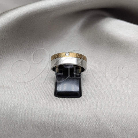 Anillo de Hombre 01.63.0601.07 Acero Inoxidable, Pulido, Tono Plateado (Size 7)