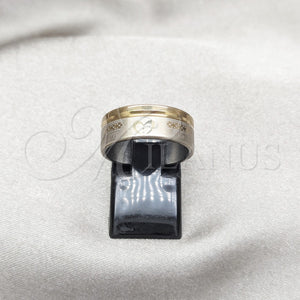 Anillo de Hombre 01.63.0601.09 Acero Inoxidable, Pulido, Tono Plateado (Size 9)