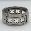 Anillo de Hombre 01.63.0607.05 Acero Inoxidable, Mate, Tono Plateado (Size 5)