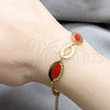 Pulsera Elegante 03.63.22115.07 Acero Inoxidable, Pulido, Tono Dorado (03 MM Thickness, 7 Inches Length)