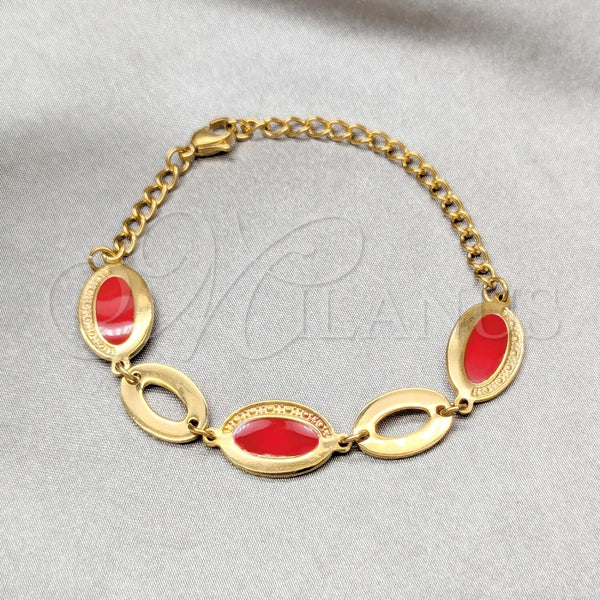 Pulsera Elegante 03.63.22115.07 Acero Inoxidable, Pulido, Tono Dorado (03 MM Thickness, 7 Inches Length)