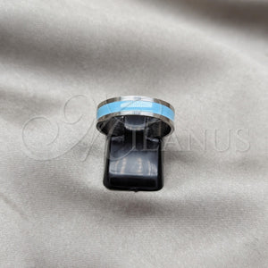 Anillo de Hombre 01.63.0609.11 Acero Inoxidable, Esmaltado Rojo, Rodinado (Size 11)