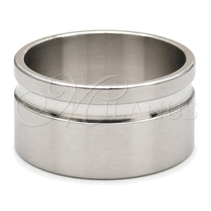 Anillo de Hombre 01.63.0612.06 Acero Inoxidable, Mate, Tono Plateado (Size 6)