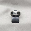 Anillo de Hombre 01.63.0615.06 Acero Inoxidable, Diseño de Trébol de Cuatro Hojas y Escorpión, Esmaltado Negro, Tono Plateado (Size 6)