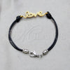 Pulsera Elegante 03.63.22129.08 Acero Inoxidable, Diseño de Amor, con Blanca Cristal, Pulido, Tono Dorado (03 MM Thickness, 8 Inches Length)