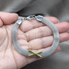 Pulsera Elegante 03.63.22134.09 Acero Inoxidable, Pulido, Dos Tonos (08 MM Thickness, 9 Inches Length)
