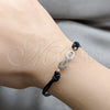 Pulsera Elegante 03.63.22135.07 Acero Inoxidable, Diseño de Infinito, con Blanca Cristal, Pulido, Tono Plateado (03 MM Thickness, 7 Inches Length)