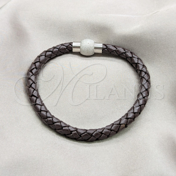 Pulsera Básica 03.63.22142.08 Acero Inoxidable, Pulido, Tono Plateado (06 MM Thickness, 8 Inches Length)