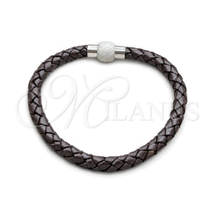 Pulsera Básica 03.63.22142.08 Acero Inoxidable, Pulido, Tono Plateado (06 MM Thickness, 8 Inches Length)