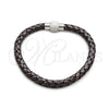 Pulsera Básica 03.63.22142.08 Acero Inoxidable, Pulido, Tono Plateado (06 MM Thickness, 8 Inches Length)