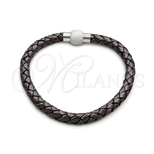 Pulsera Básica 03.63.22142.08 Acero Inoxidable, Pulido, Tono Plateado (06 MM Thickness, 8 Inches Length)