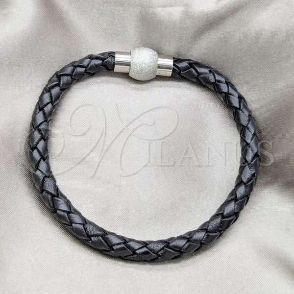 Pulsera Básica 03.63.22143.08 Acero Inoxidable, Pulido, Tono Plateado (06 MM Thickness, 8 Inches Length)