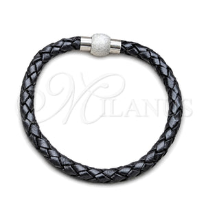 Pulsera Básica 03.63.22143.08 Acero Inoxidable, Pulido, Tono Plateado (06 MM Thickness, 8 Inches Length)