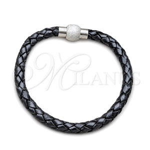Pulsera Básica 03.63.22143.08 Acero Inoxidable, Pulido, Tono Plateado (06 MM Thickness, 8 Inches Length)
