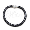 Pulsera Básica 03.63.22143.08 Acero Inoxidable, Pulido, Tono Plateado (06 MM Thickness, 8 Inches Length)