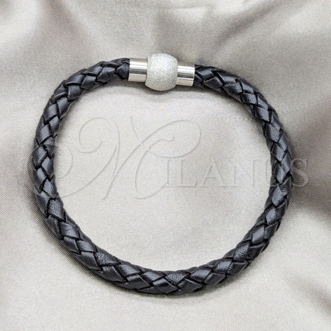 Pulsera Básica 03.63.22143.08 Acero Inoxidable, Pulido, Tono Plateado (06 MM Thickness, 8 Inches Length)