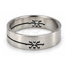 Anillo de Hombre 01.63.0618.07 Acero Inoxidable, Diseño de Delfín y Cruz, Pulido, Tono Plateado (Tamaño 7)