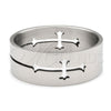 Anillo de Hombre 01.63.0619.07 Acero Inoxidable, Diseño de Delfín, Pulido, Tono Plateado (Size 7)