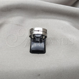 Anillo de Hombre 01.63.0619.08 Acero Inoxidable, Diseño de Delfín, Pulido, Tono Plateado (Size 7)