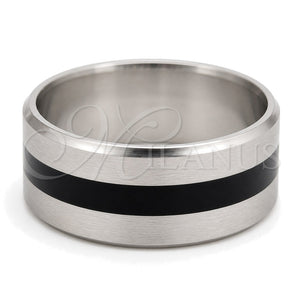Anillo de Hombre 01.63.0620.06 Acero Inoxidable, Mate, Tono Plateado (Size 6)