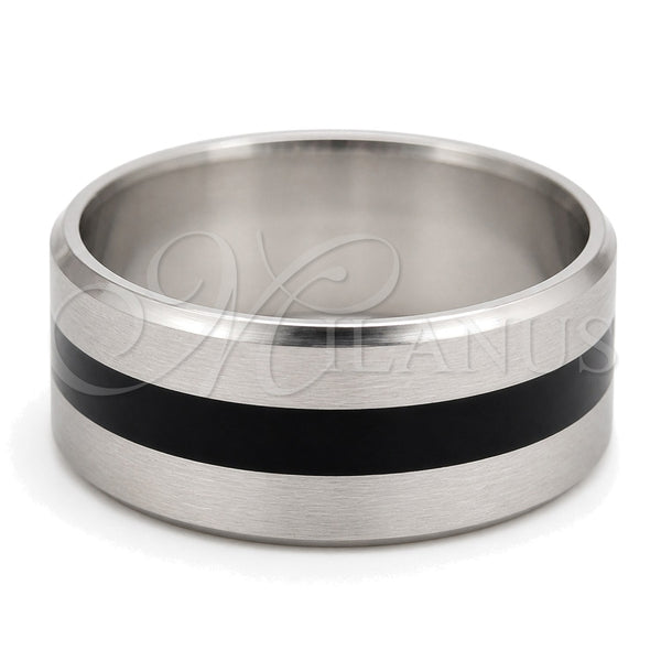 Anillo de Hombre 01.63.0620.06 Acero Inoxidable, Mate, Tono Plateado (Size 6)