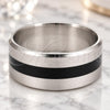 Anillo de Hombre 01.63.0620.07 Acero Inoxidable, Mate, Tono Plateado (Tamaño 7)