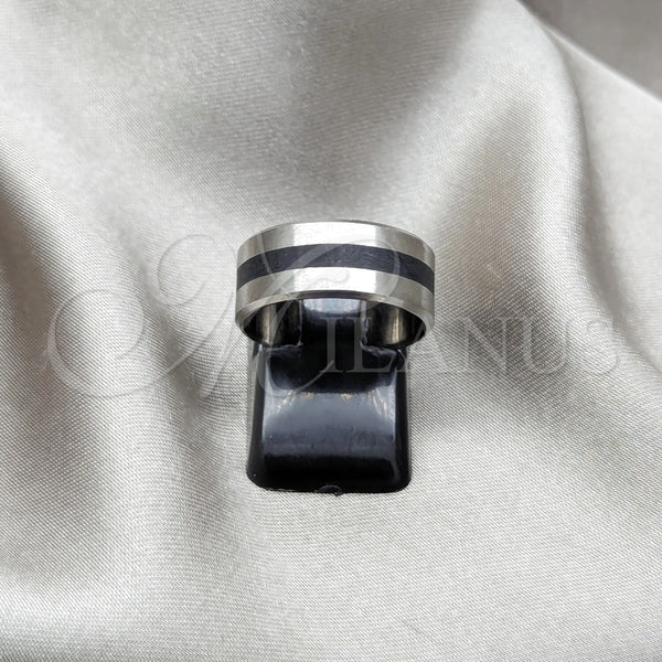 Anillo de Hombre 01.63.0620.08 Acero Inoxidable, Mate, Tono Plateado (Size 8)